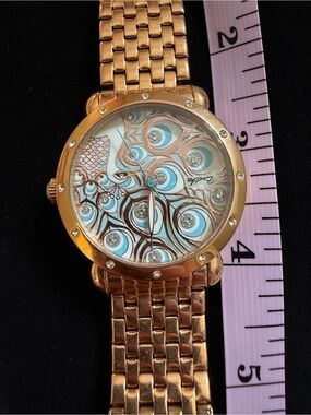 Rosegold tone Bertha ladies watch